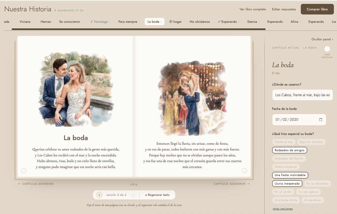 El editor de Kora: el capítulo La boda escribiéndose en vivo